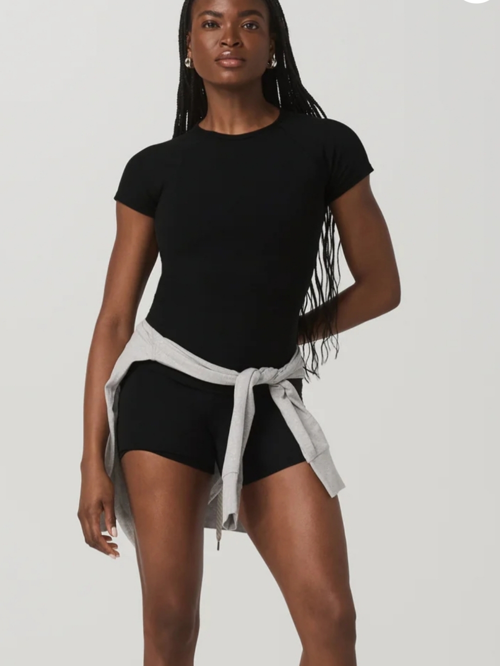 Vuori Black Women's Short Sleeve Essential Tee